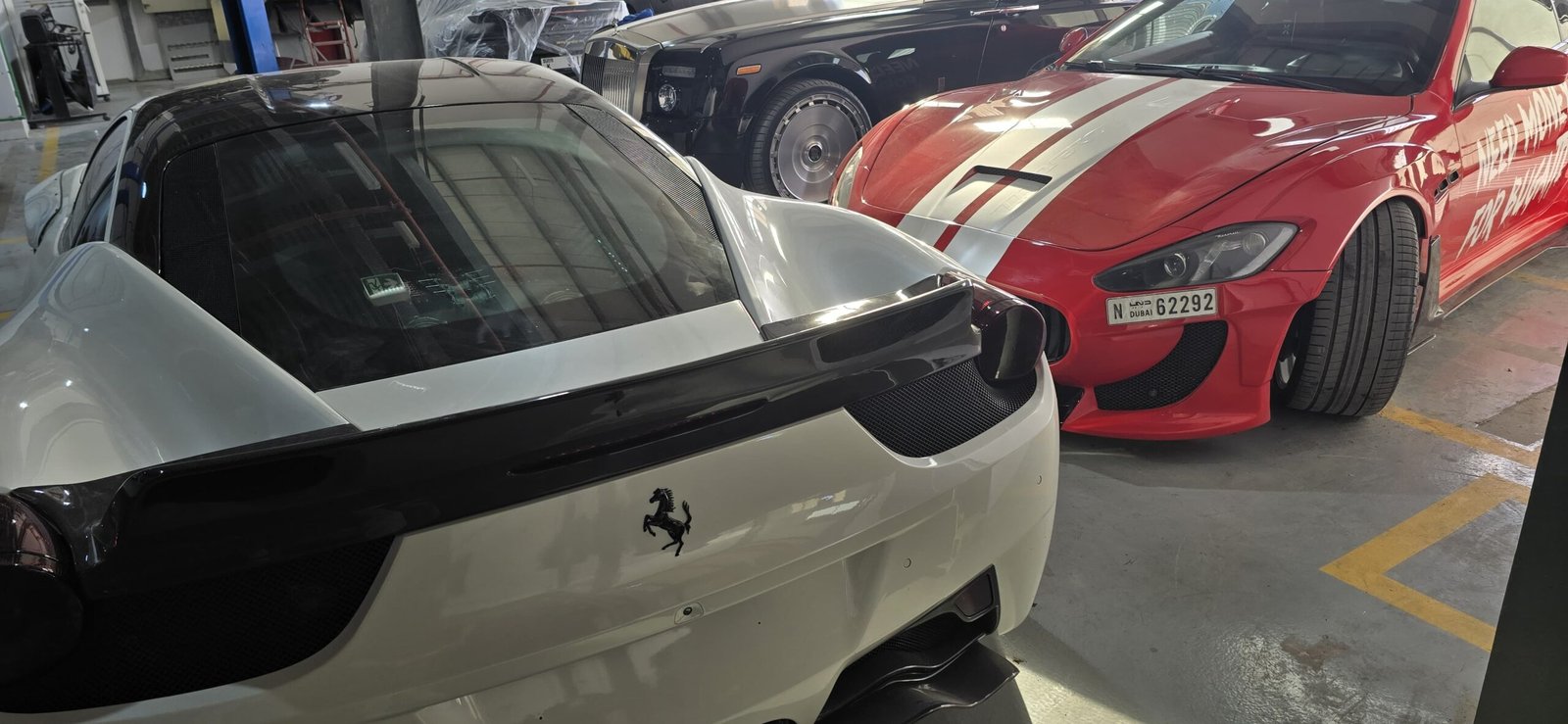 ferrari workshop dubai