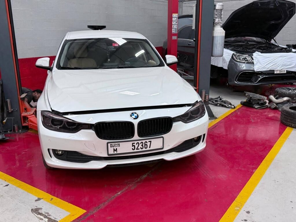 BMW F30 Engine Oil Change in Dubai at NextGen Auto Garage